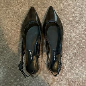 Nine West Brin3 leopard mules